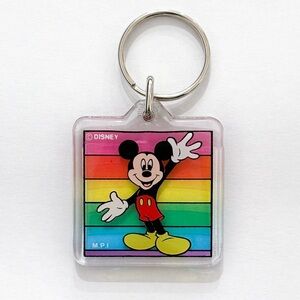 Disney Mickey Mouse rainbow keychain